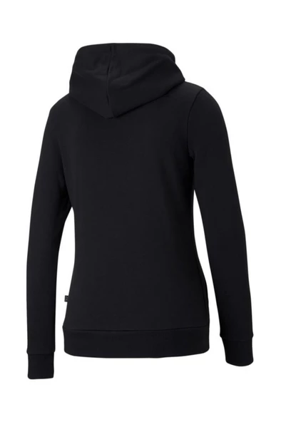 Puma ESS Logo Hoodie Kadın Sweatshirt Siyah XS-XL - 2