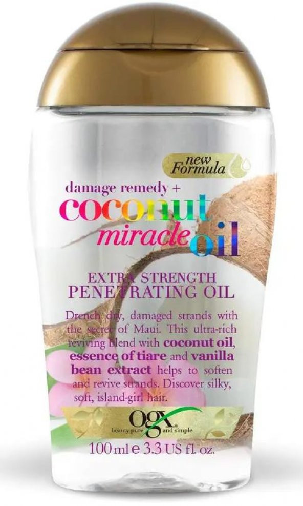 Ogx Coconut Miracle Oil Saç Bakım Yağı 100ml