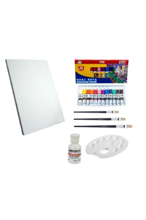 Guaj Boya Seti 35x50 Tuval ürün görseli 1