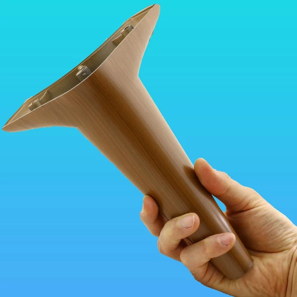 Aspen Lüks Mobilya Kanepe Koltuk Tv Ünitesi Konsol Ayağı Ayakları 20 Cm Koyu Ceviz (4 ADET) - Resim 5