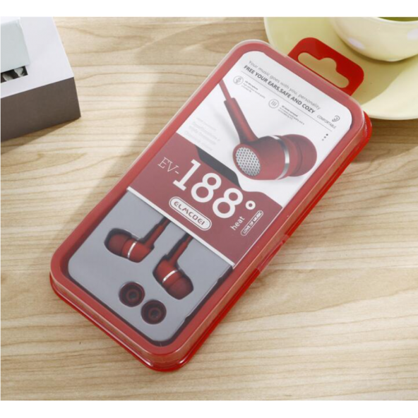 Elmcoei Kulak içi kulaklık EV-188 Cep telefonu için kulakiçi kulaklık - 2