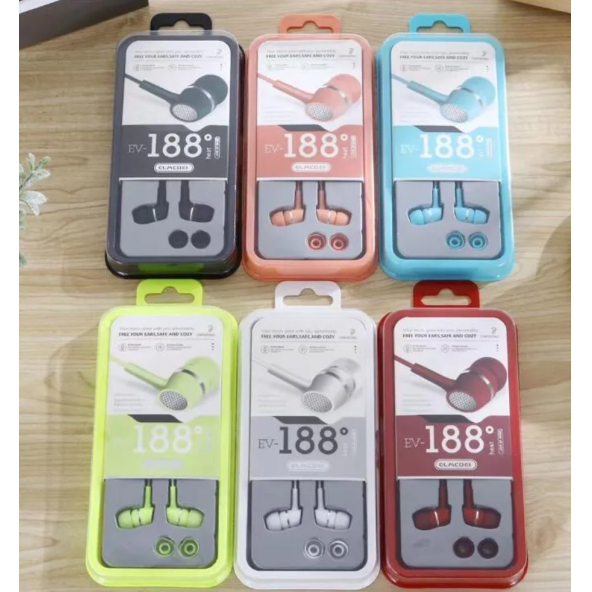 Elmcoei Kulak içi kulaklık EV-188 Cep telefonu için kulakiçi kulaklık - 4