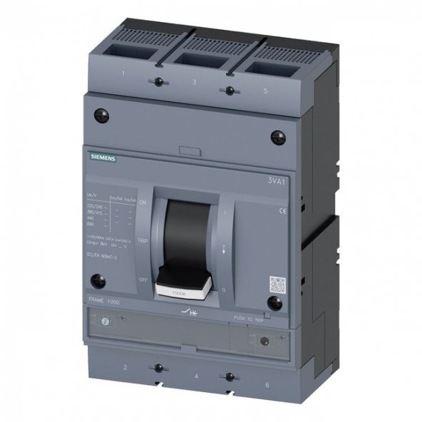 Siemens 3VA1580-5EF32-0AA0 Kompakt Şalter 2.El