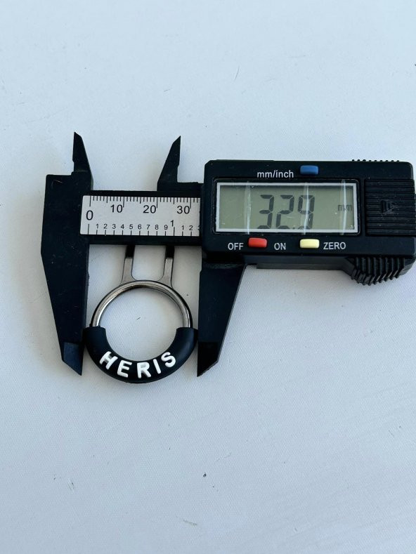 HERIS İbareli Halka Fermuar Çekme Yedeği - Metal Tutacak 100 Adet - Resim 6