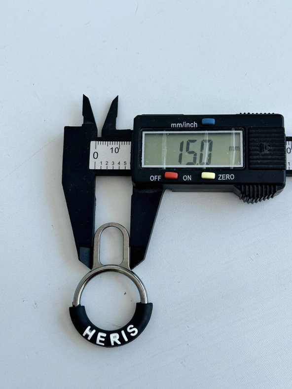 HERIS İbareli Halka Fermuar Çekme Yedeği - Metal Tutacak 100 Adet - Resim 7