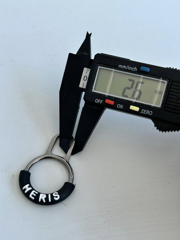 HERIS İbareli Halka Fermuar Çekme Yedeği - Metal Tutacak 100 Adet - Resim 8