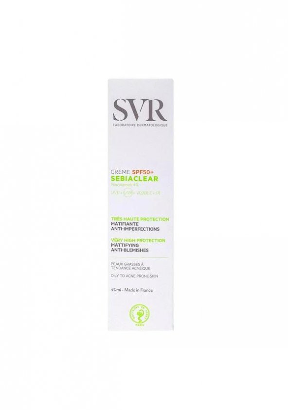 SVR Sebiaclear SPF50+ Cream 40 ml 3662361002382