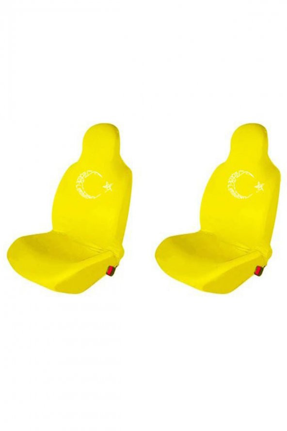 Özdemir Teks BMW 5.40 Cabrio Oto Koltuk Servis Kılıfı Bayrak Baskılı Ön Koltuklar Sarı ürün görseli