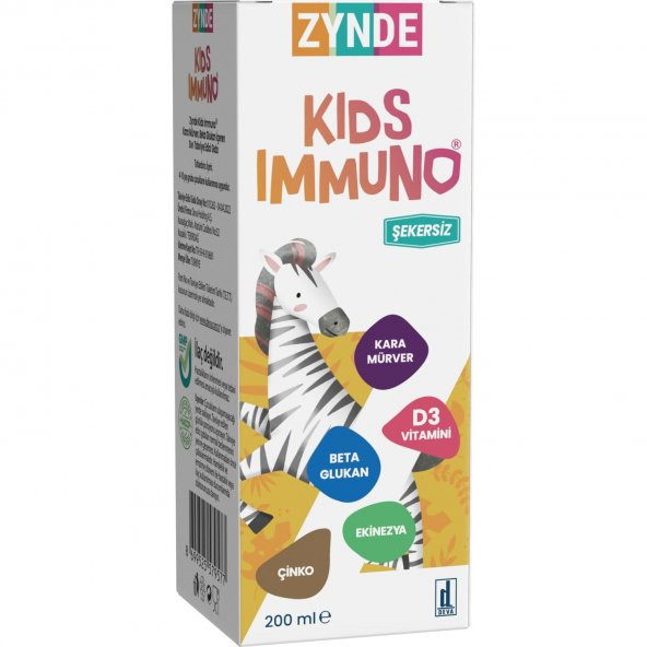 Zynde Kids Immuno Şurup 200 ml 8699525579577
