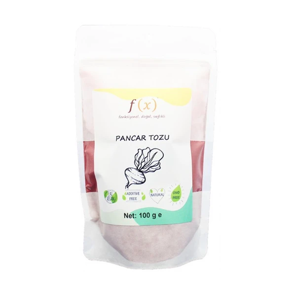 Fx Food Pancar Tozu Katkısız 100 g e