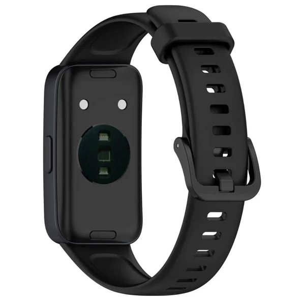 Huawei Band 8 Uyumlu Kordon Silikon Klasik Jel Kayış - 2