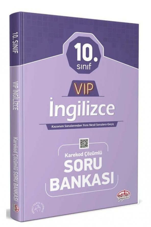 10.Sınıf İngilizce Soru Bankası Editör Yayınları