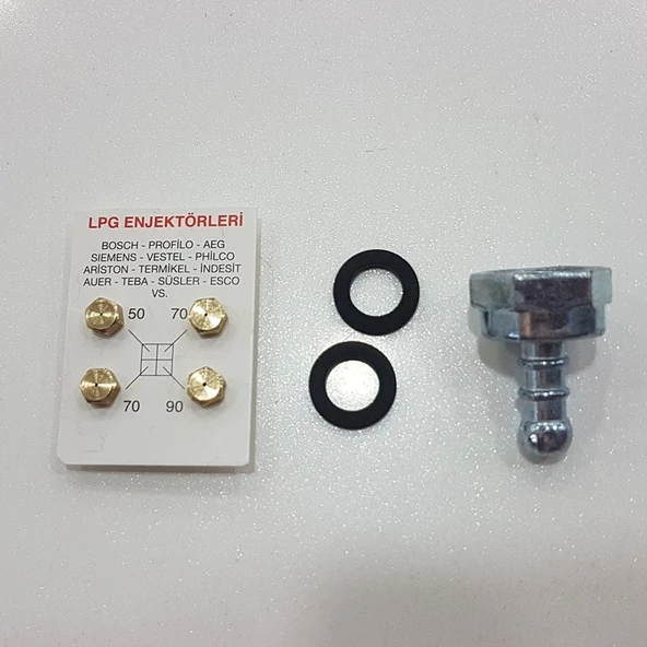 LPG OCAK ENJEKTÖR 7 LOKMA ANAHTAR DİRSEK CONTA - 5