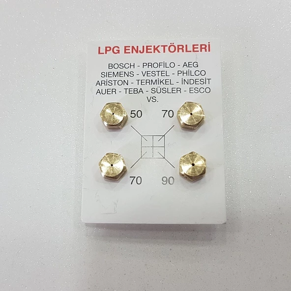 LPG OCAK ENJEKTÖR 7 LOKMA ANAHTAR DİRSEK CONTA - 8