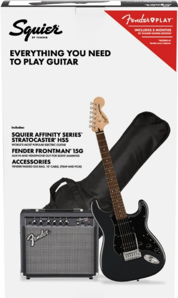 Squier Affinity Strat HSS LRL CFM Frontman 15G Set - 2