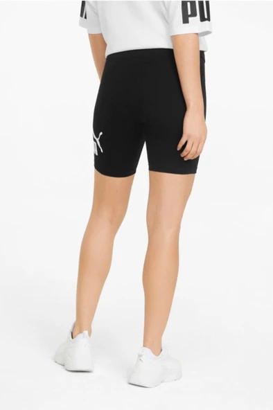 Puma Logo Short Leggings Kadın Kısa Tayt Siyah XS-XL - 4