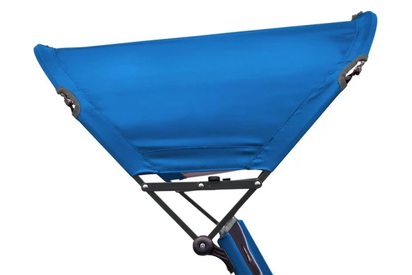 Gci Outdoor SunShade Comfort Pro Chair™ Güneşlikli Katlanır Plaj Sandalyesi Mavi - 8