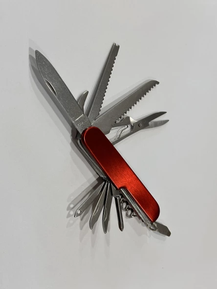 Kaliteli 13 fonksiyonlu Çakı Deprem Çantası ve Kamp İçin İdeal Portatif  Cep Çakısı - 3