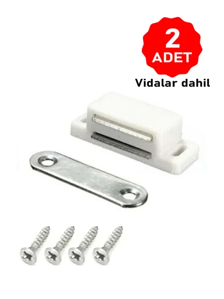 Manyetik çıtçıt mıknatıslı 2 adet pencere kapak kilit