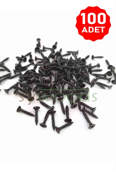 SUNTA VİDASI 3,5 X 18 MM SİYAH 100 ADET ürün görseli