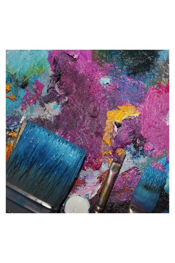 Akrilik Boya 10 Renk 30 ml 1 Paket Akrilik Boya Seti 10 lu Ahşap Tuval Taş Ağaç Boyamalar İçin İdea Boyama Seti - 2