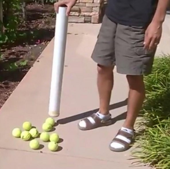 Tenis Topu Retriever Plastik Aparat