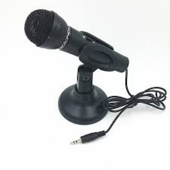 YW 30 Masaüstü Mikrofon Stantlı 3.5 MM Jack Youtuber Karaoke