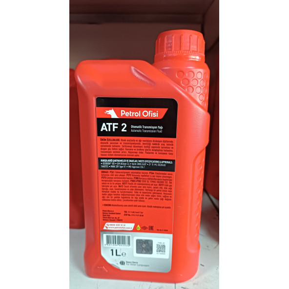 Petrol Ofisi ATF2 1 lt Otomatik Şanzıman ve Direksiyon yağı - 2