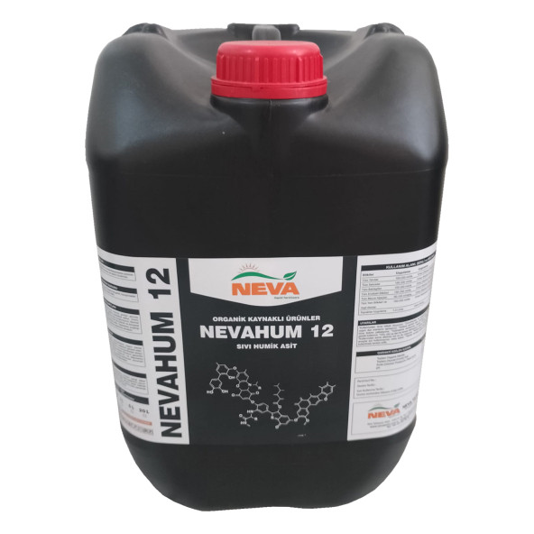 Nevahum12 Sıvı Humik Asit Organik Toprak Düzenleyici 20Litre