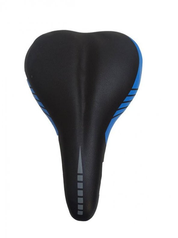 MTB SELE YAYLI - siyah - gri çizgi - 2