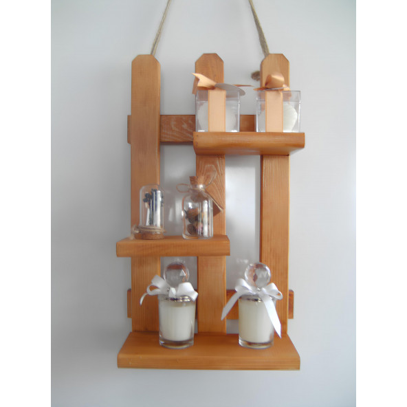 Petek home life dekoratif çit raf