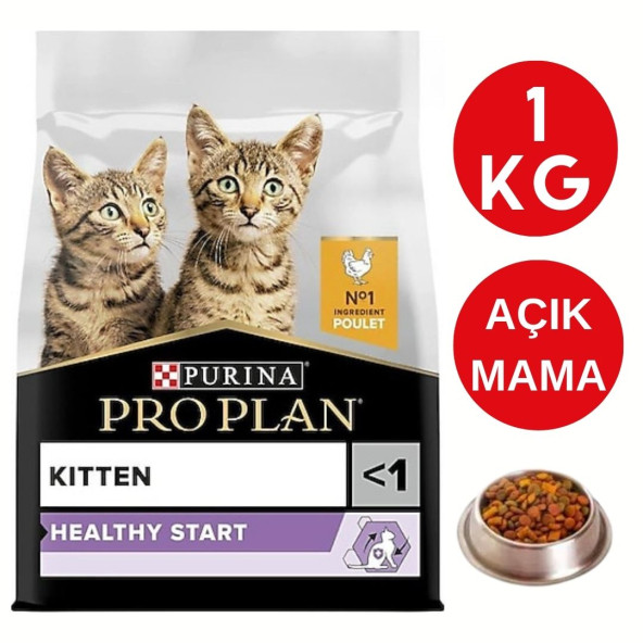 Pro Plan Kitten Tavuklu Yavru Kedi Maması 1 Kg. Açık Mama