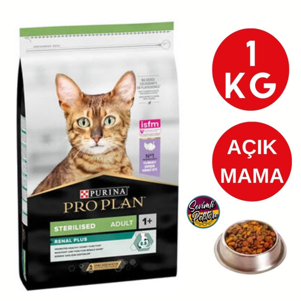 Pro Plan Sterilised Hindili Tavuklu Kısır Kedi Maması 1 Kg AÇIK