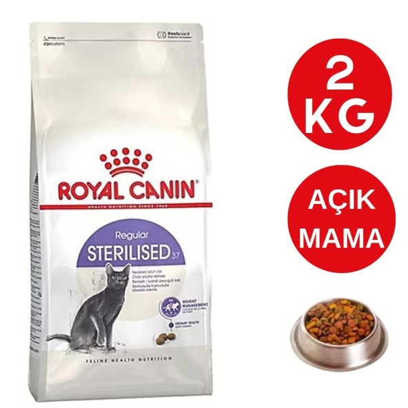 Royal Canin Sterilised 37 Kısır Kedi Kuru Maması 2 Kg. Açık Mama