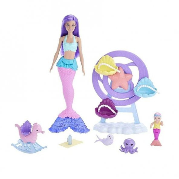 Barbie Deniz Kızı Bebek ve Çocuk Oyun Alanı - 1