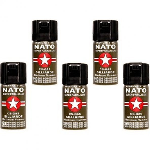 Nato Biber Gazı 5 Adet Birden