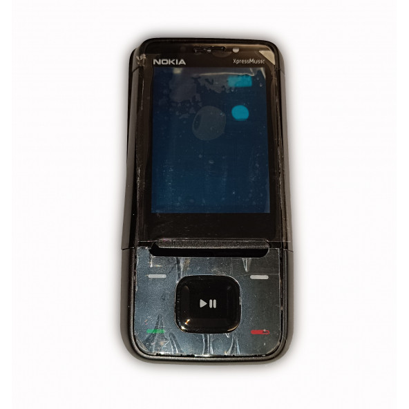 Nokia 5610 Kasa Kapak Tuş Takımı 5610 Uyumlu Siyah Renk Orta Kasa Ön Kapak Arka Kapak Tuş Takımı - 3