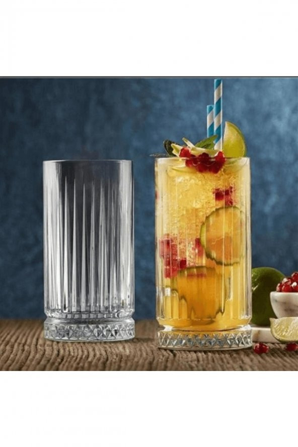 Paşabahçe elysia long drink 4 lü su bardak - meşrubat bardağı 520045 - Resim 3
