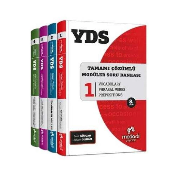 YDS Tamamı Çözümlü Modüler Soru Bankası Seti - 1