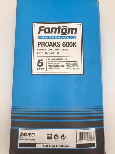 Profosyonel Kagıt Toz Torbası 5Li - Resim 6