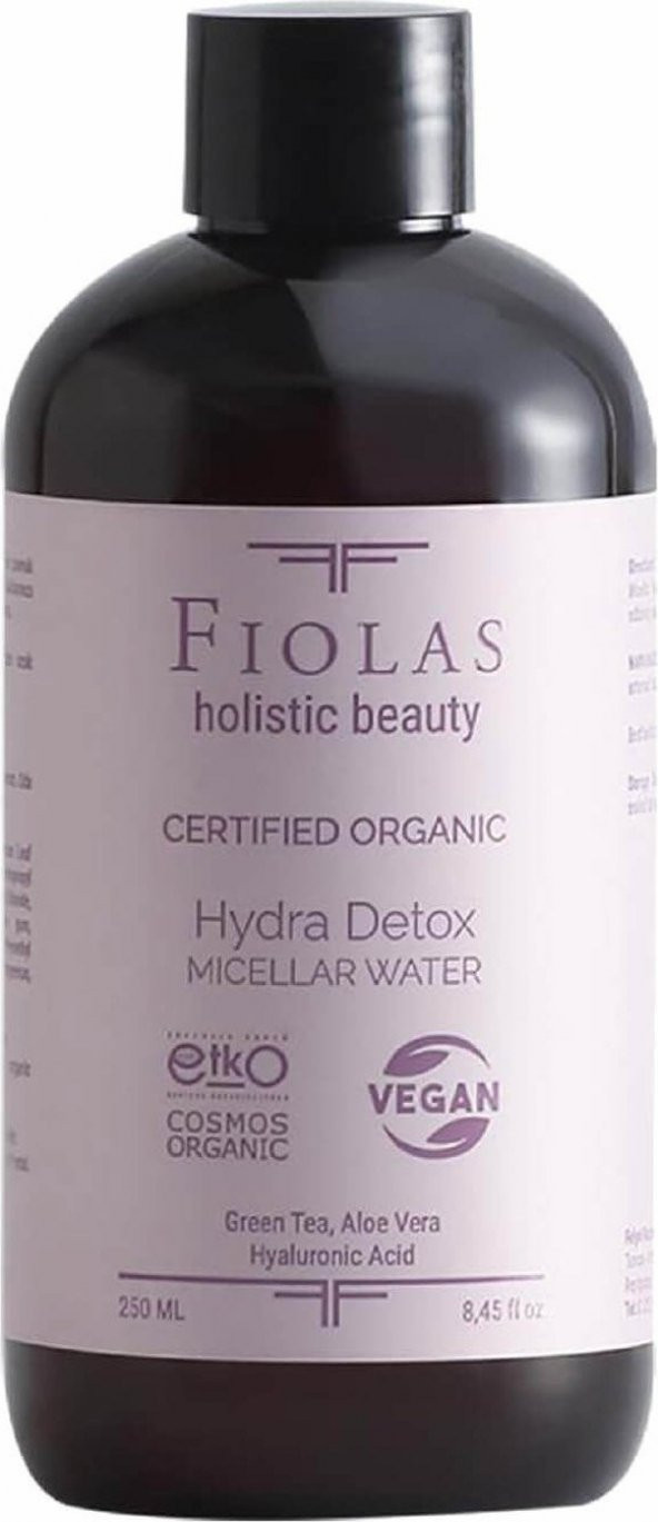 Fiolas Hydra-Detox Misel Yüz Ve Makyaj Temizleme Suyu 250 ml