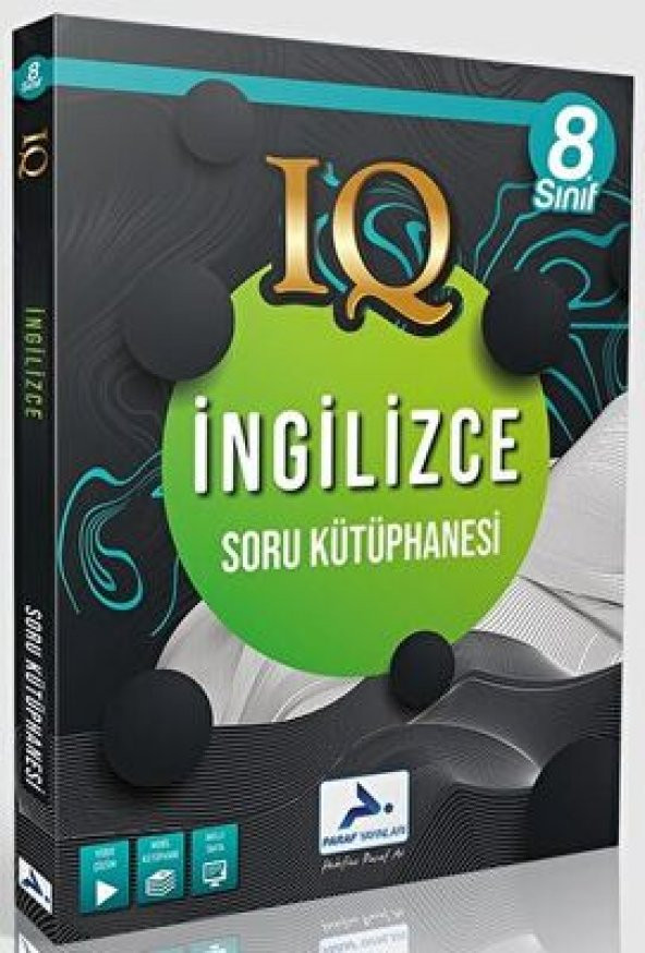 8.Sınıf IQ İngilizce Soru Kütüphanesi - Paraf Yayınları