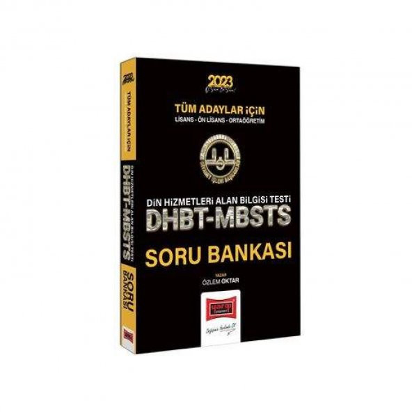 Yargı Yayınları 2023 Diyanet İşleri Başkanlığı Tüm Adaylar İçin Din Hizmetleri Alan Bilgisi Testi DHBT-MBSTS Tamamı Çözümlü Soru