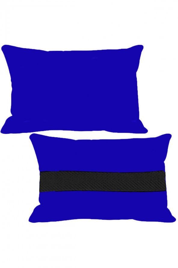Öziron Fort Puma Uyumlu Oto Koltuk Boyun Yastığı 2 Adet Logosuz Lacivert Ortopedik Yastık