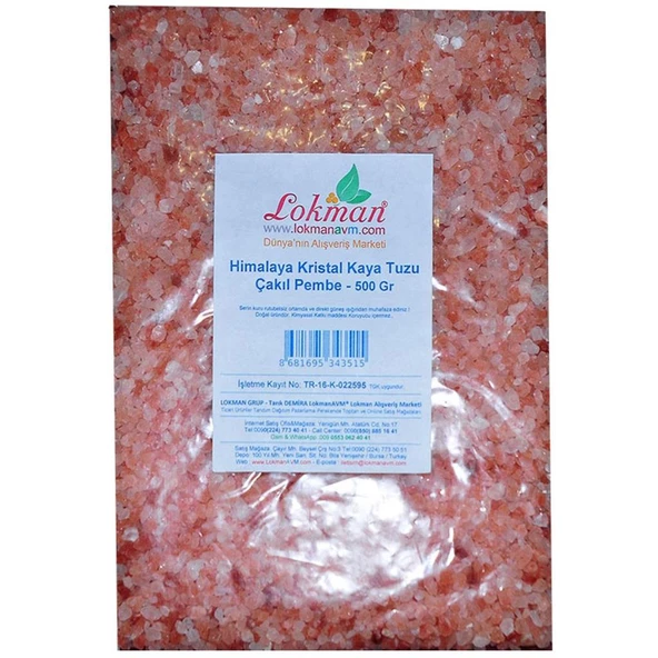 Granül Doğal Pembe Himalaya Tuzu Tane Çakıl Öğütülmemiş Tuz 500GR - 3