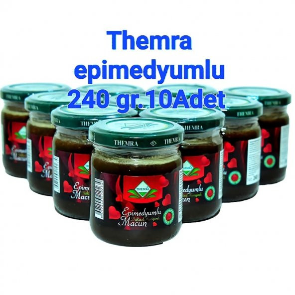 Themra Ballı Bitkisel Macun 10 Adet li Set 240 gr.