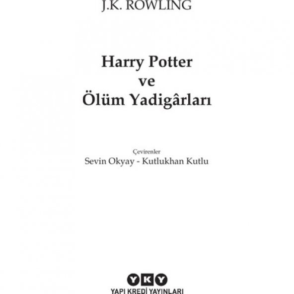 HARRY POTTER - ÖLÜM YADİGARLARI  7. - 5