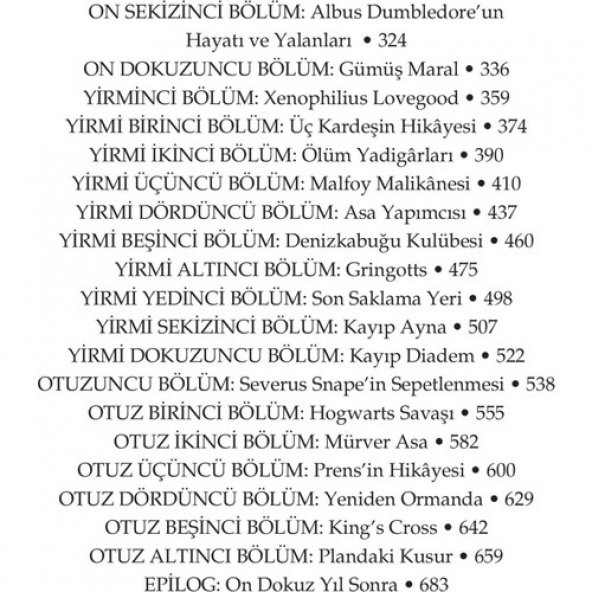HARRY POTTER - ÖLÜM YADİGARLARI  7. - 8