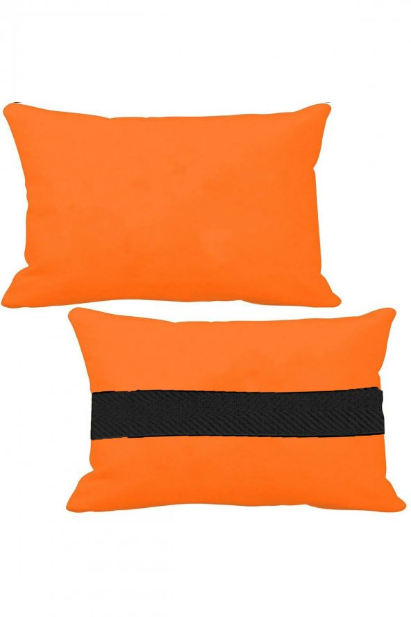 Öziron Fiat Linea Turbo Uyumlu Oto Koltuk Boyun Yastığı 2 Adet Logosuz Turuncu Ortopedik Yastık ürün görseli