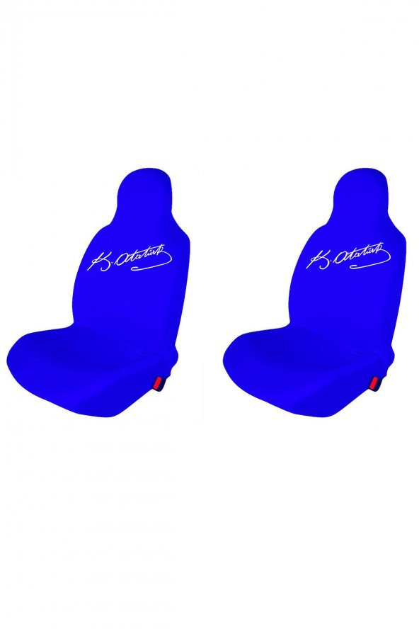 Özdemir Teks Citroen C3 AirCross Oto Koltuk Servis Kılıfı K.Atatürk Baskılı Ön Koltuklar Mavi ürün görseli